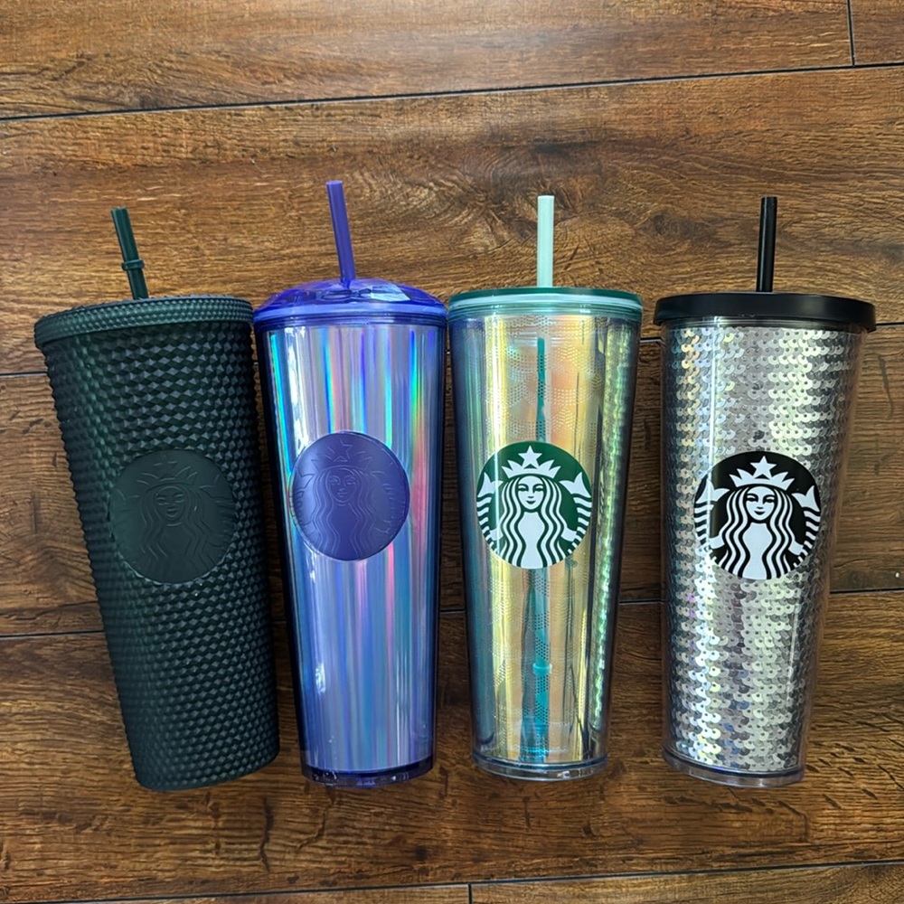 4 Starbucks Bottles Bundle